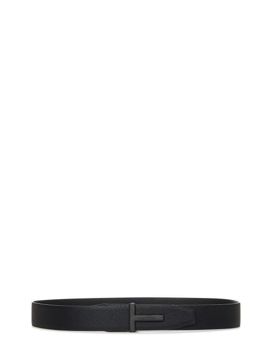 TOM FORD Reversible Black Leather Belt Product Image