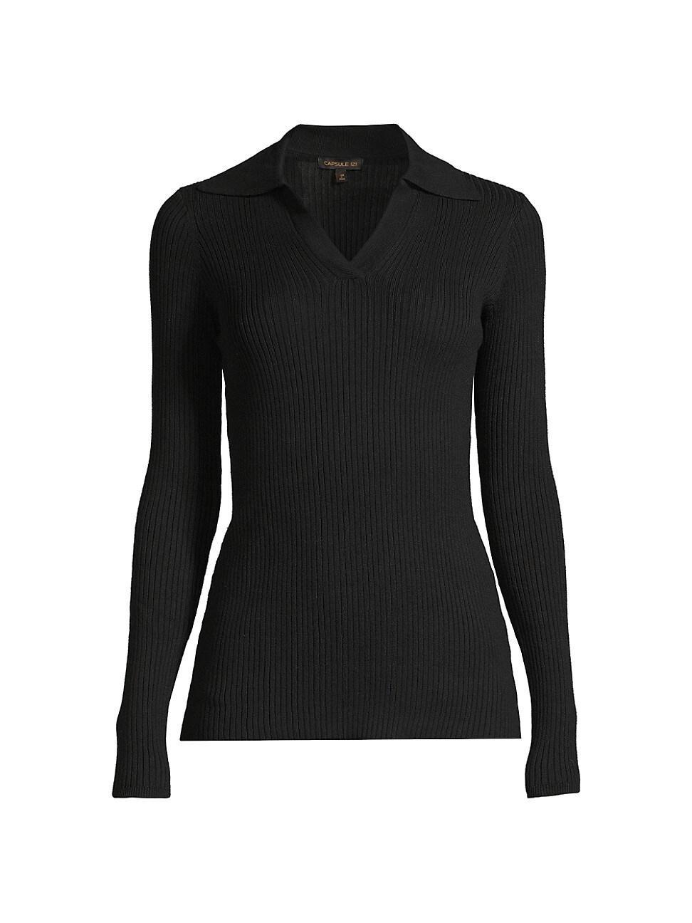 Womens Sierra Cotton Polo Sweater product image