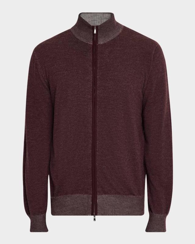 Men's Vanise Cashmere Full-Zip Sweater Product Image