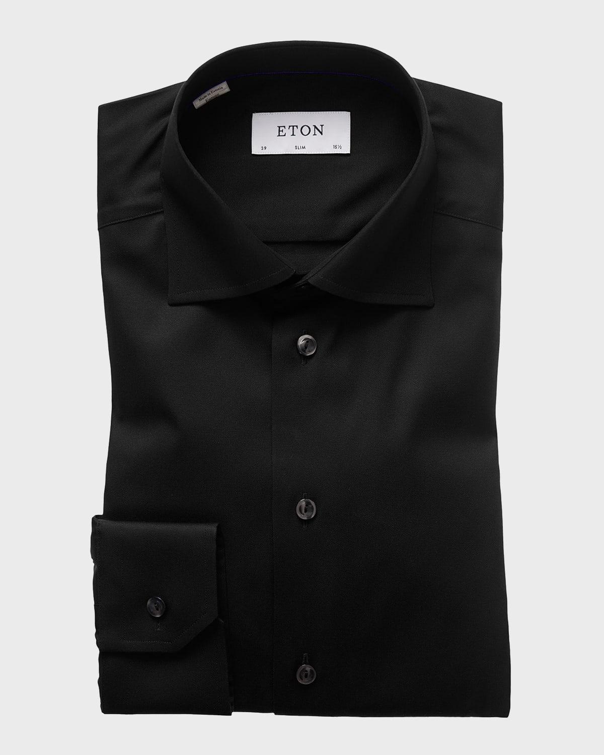 Slim-Fit Twill Dress Shirt Product Image