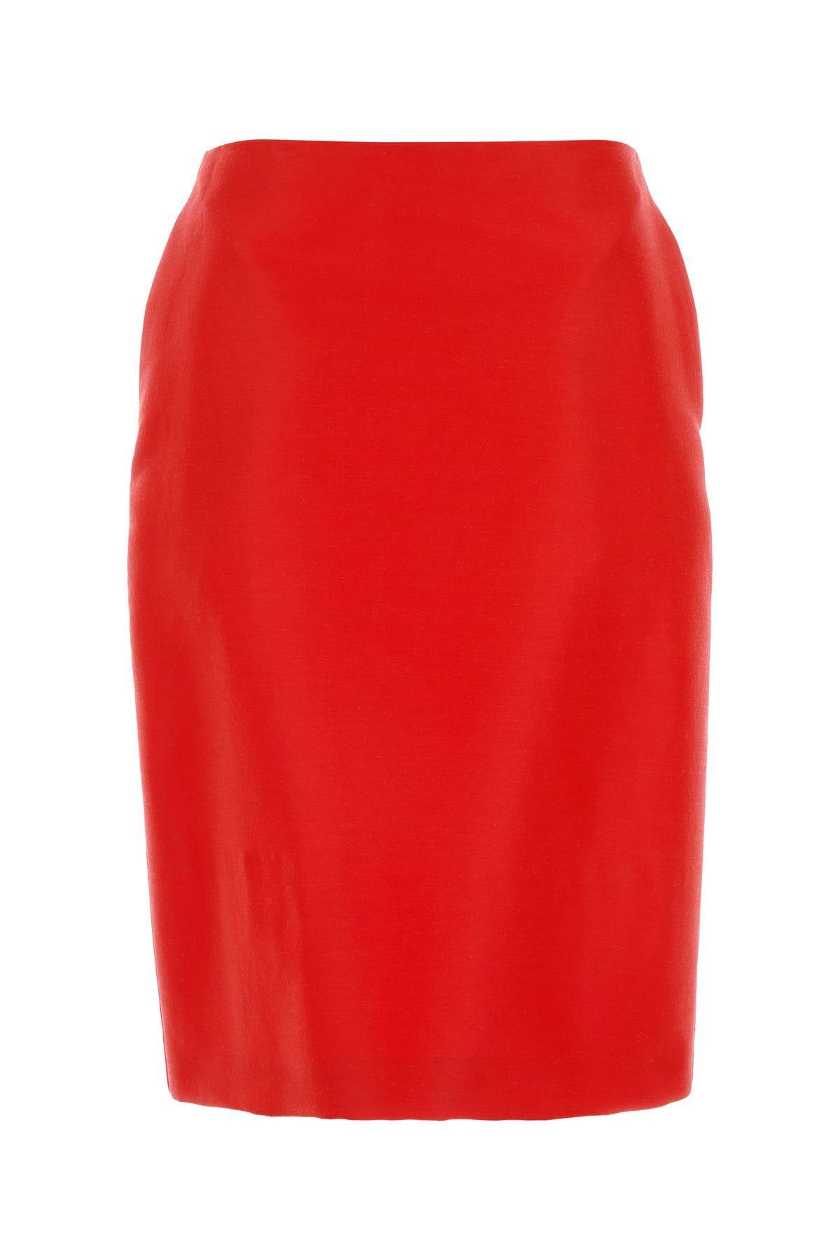 Corinna Skirt In Red Product Image