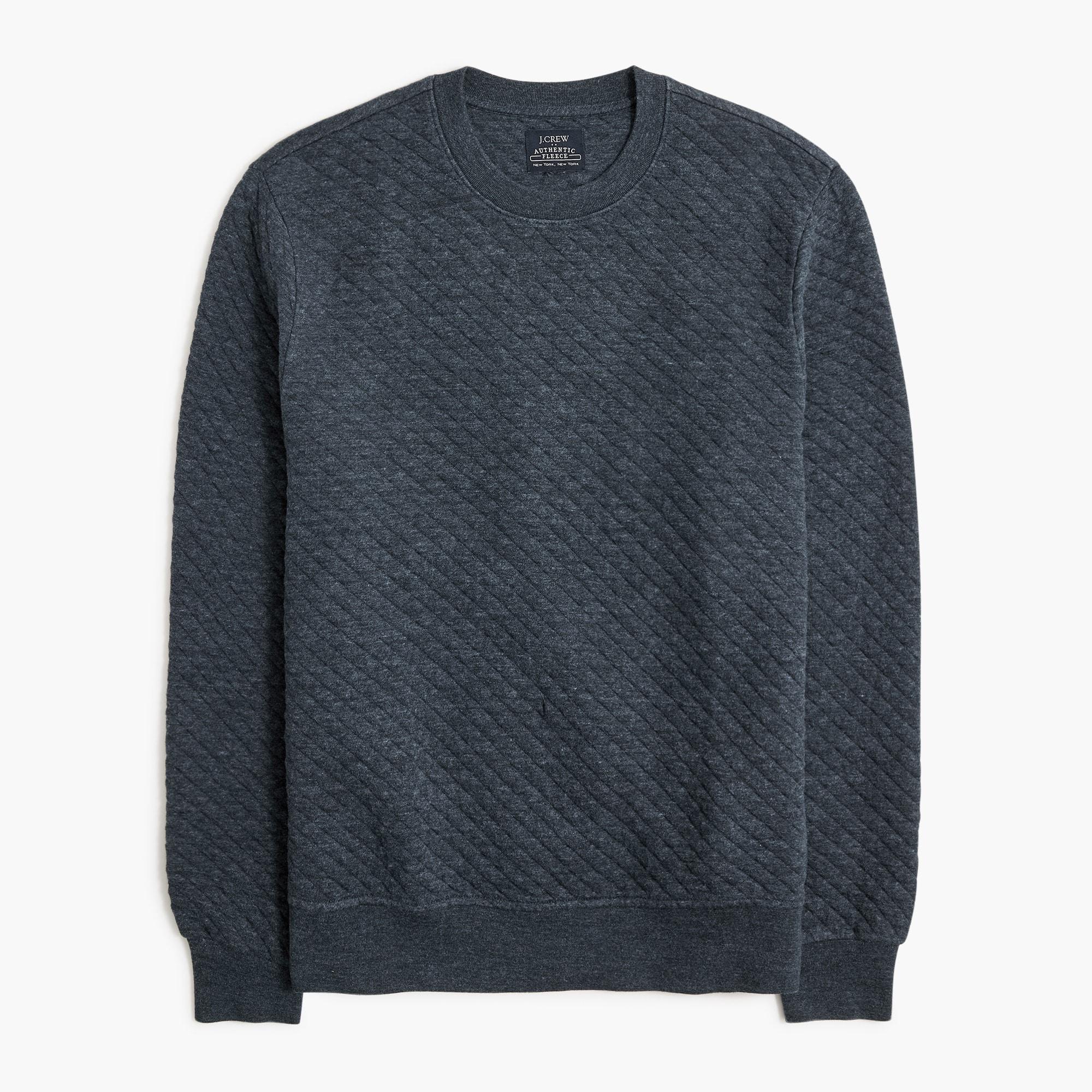 Quilted crewneck sweatshirt Product Image