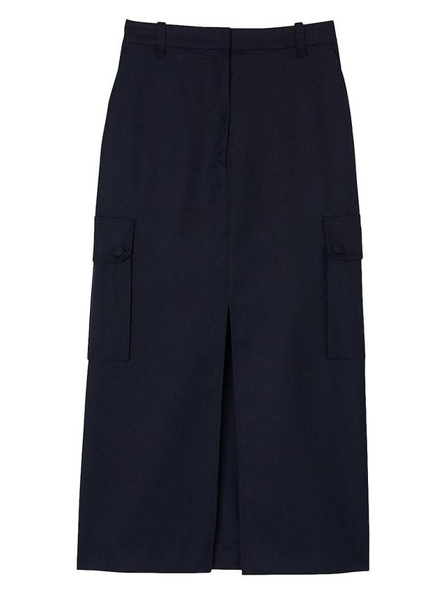 Womens Long Cargo Skirt Product Image