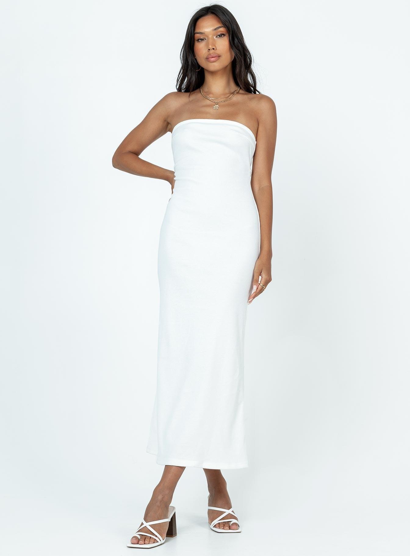 Carter Maxi Dress White Product Image