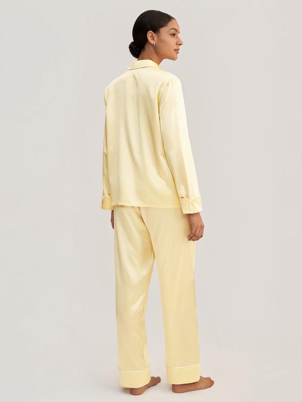 Golden Cocoon Silk Pajama Set Product Image