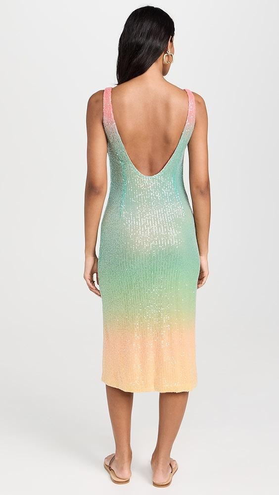 Dur Doux Ombre Sequins Midi Dress | Shopbop Product Image