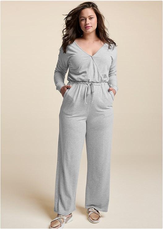 Embellished Sleeve Jumpsuit Product Image