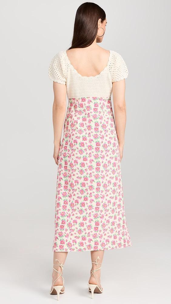 English Factory Crochet Floral Maxi Dress | Shopbop Product Image