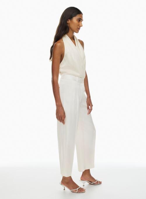 the effortless pant™ satin cropped Product Image