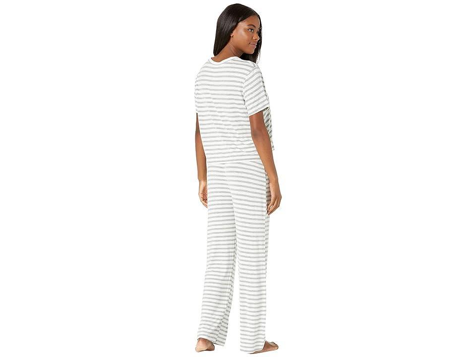 Honeydew Intimates All American PJ Set (Ivory Stripe) Women's Pajama Sets Product Image