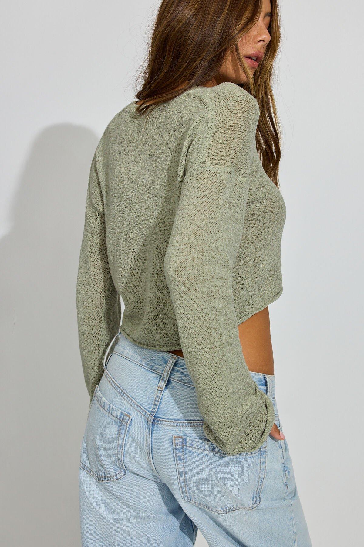 Yarn Crewneck Sweater Product Image