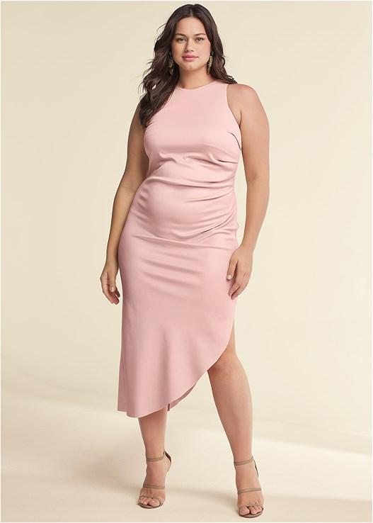 Ruched Bodycon Dress Product Image