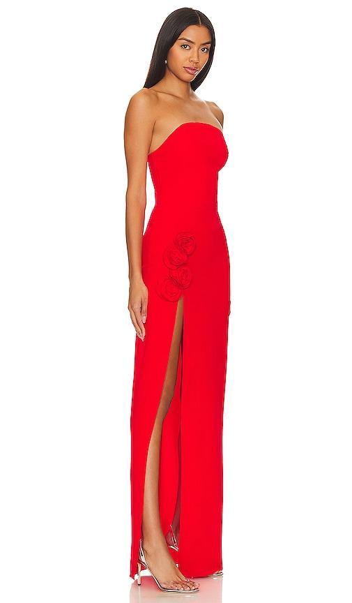 Amanda Uprichard X REVOLVE Wolfe Gown in Red. Product Image