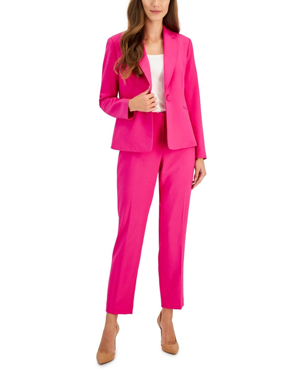 Women's Crepe One-Button Pantsuit, Regular & Petite Sizes Product Image