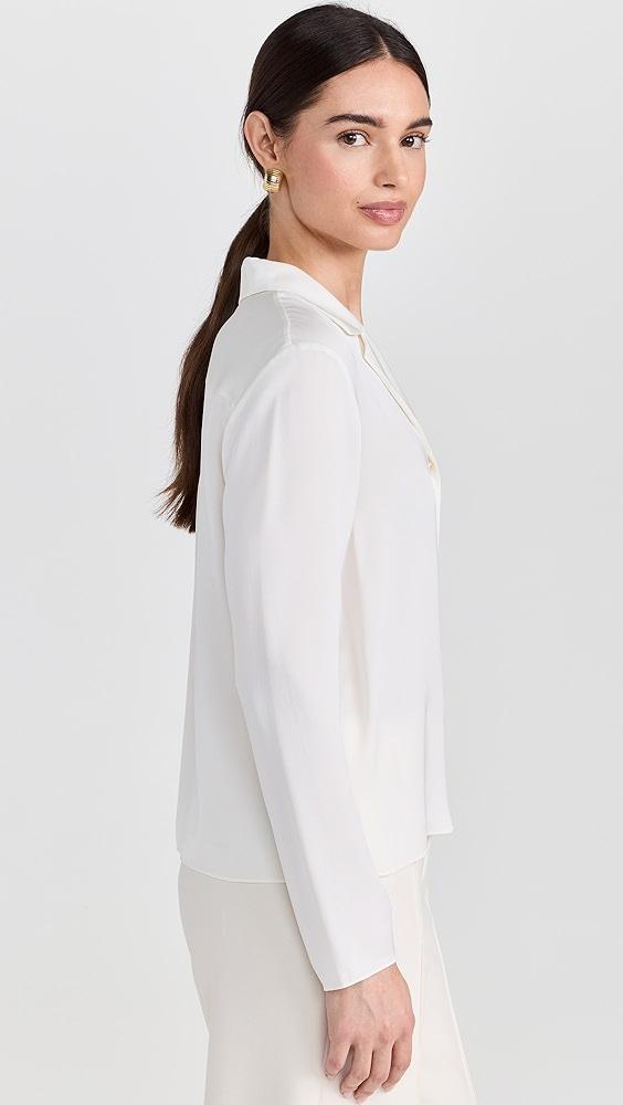 Theory Lapel Collar Blouse | Shopbop Product Image