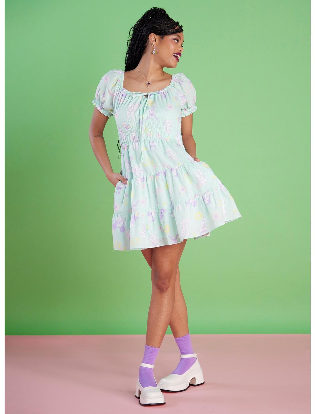 Her Universe Disney Mickey Mouse And Friends Pastel Spring Dress Product Image