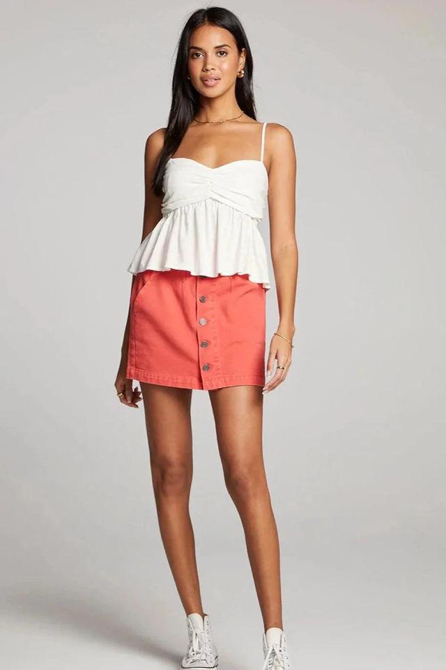 Saltwater Luxe Addy Mini Skirt in Poppy Product Image