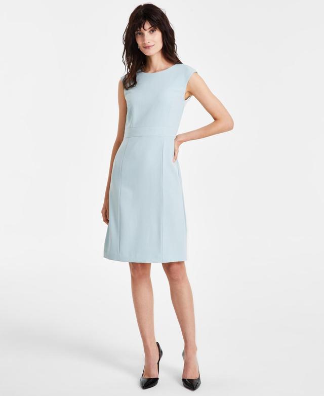 Women's Cap-Sleeve Sheath Dress Product Image