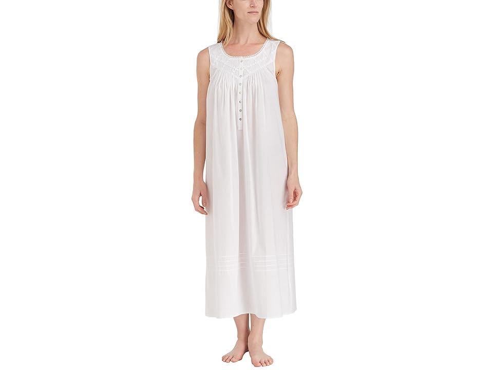 Eileen West Cotton Pintucked Lace Trim Ballet Nightgown Product Image