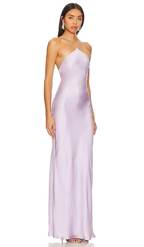 Line & Dot Kira Maxi Dress in Lavender. Product Image