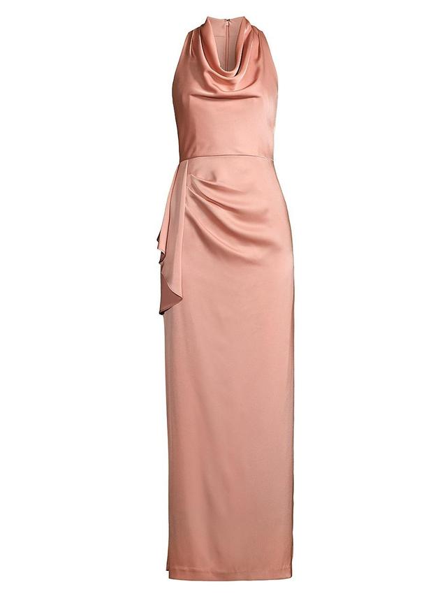 Womens Satin Crepe Gown Product Image