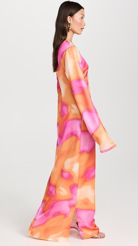 Orire Aqua Print Dress | Shopbop Product Image