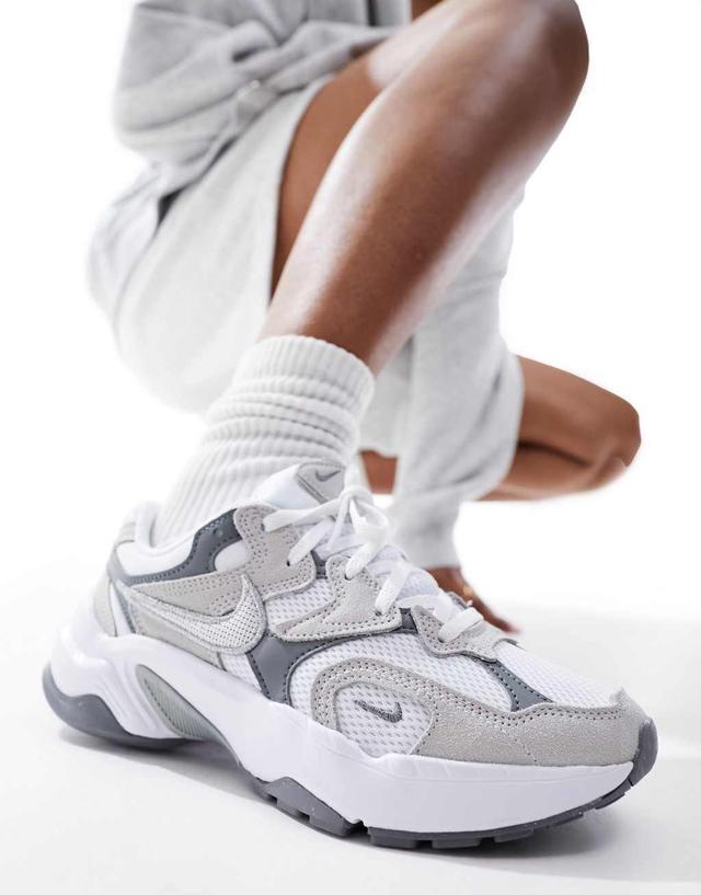 Nike Runninspo sneakers in gray and white detail  Product Image