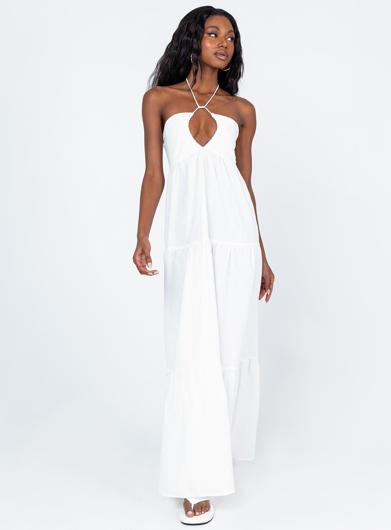 Lincoln Maxi Dress White Product Image