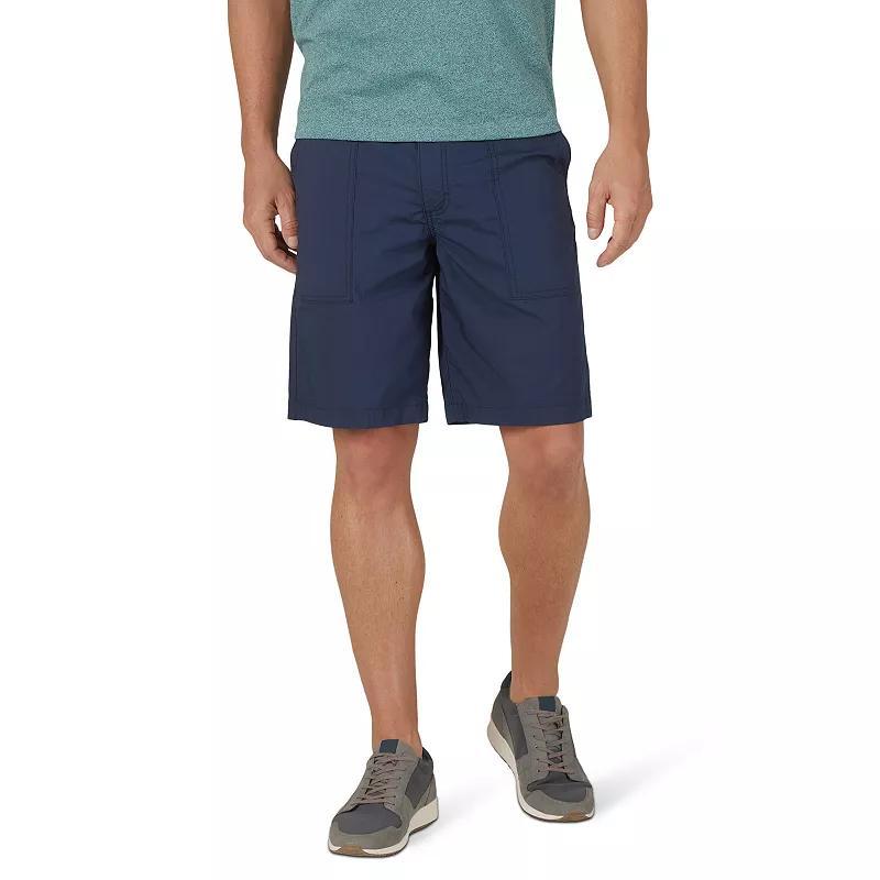 Mens Lee Extreme Motion Utility Flat-Front Shorts Blue Product Image