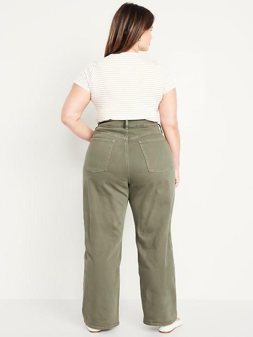 Curvy Extra High-Waisted Wide-Leg Jeans Product Image