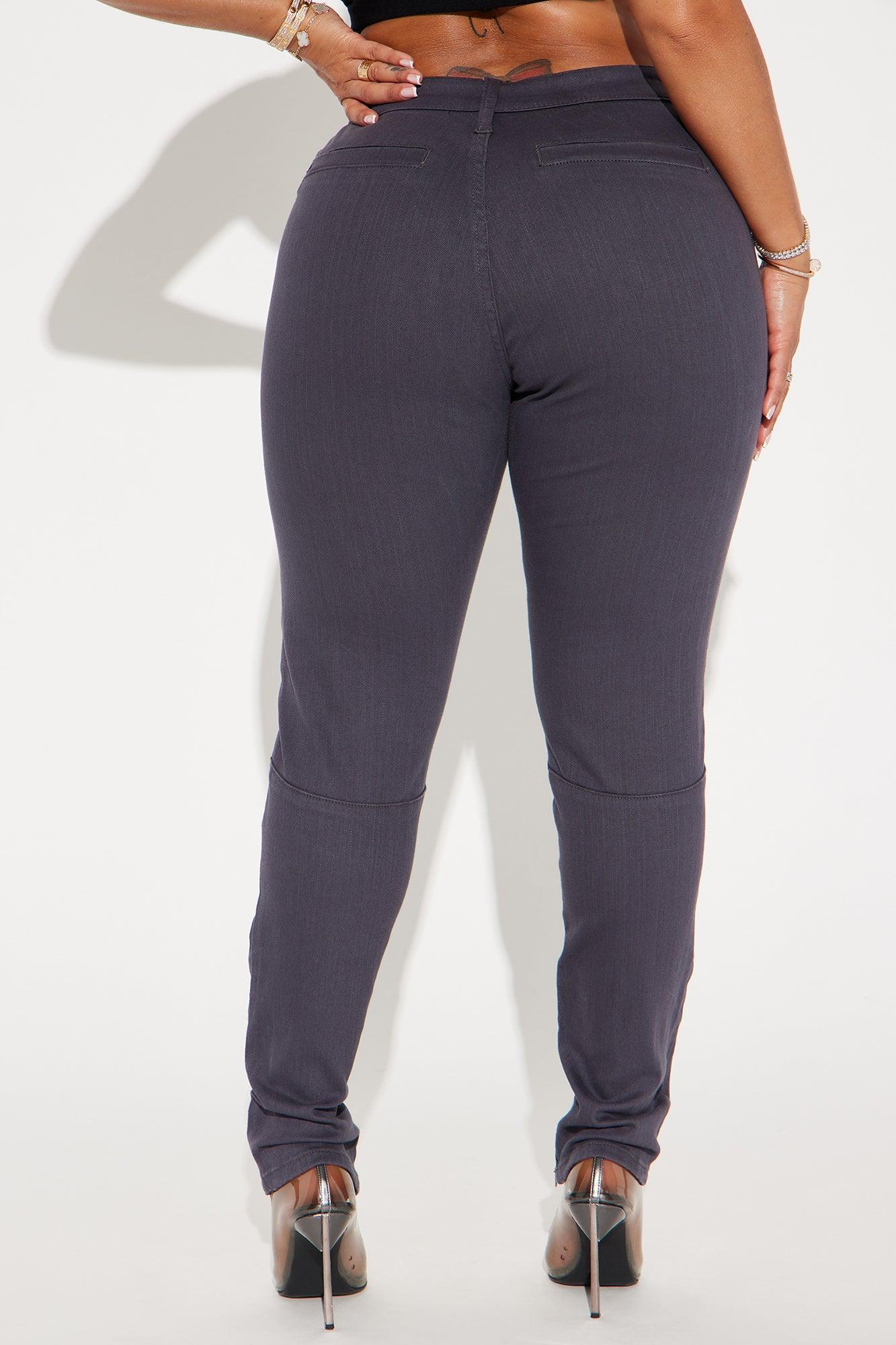 Keeping Score Skinny Pant - Charcoal Product Image