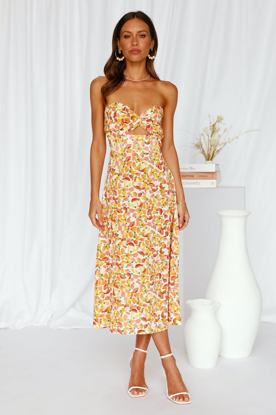 High Note Midi Dress Floral Product Image