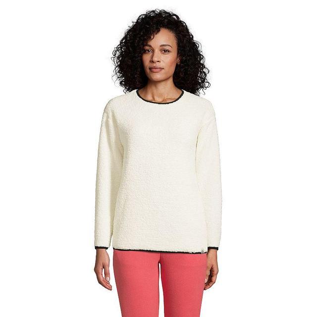 Womens Lands End Sherpa Fleece Sweatshirt Product Image