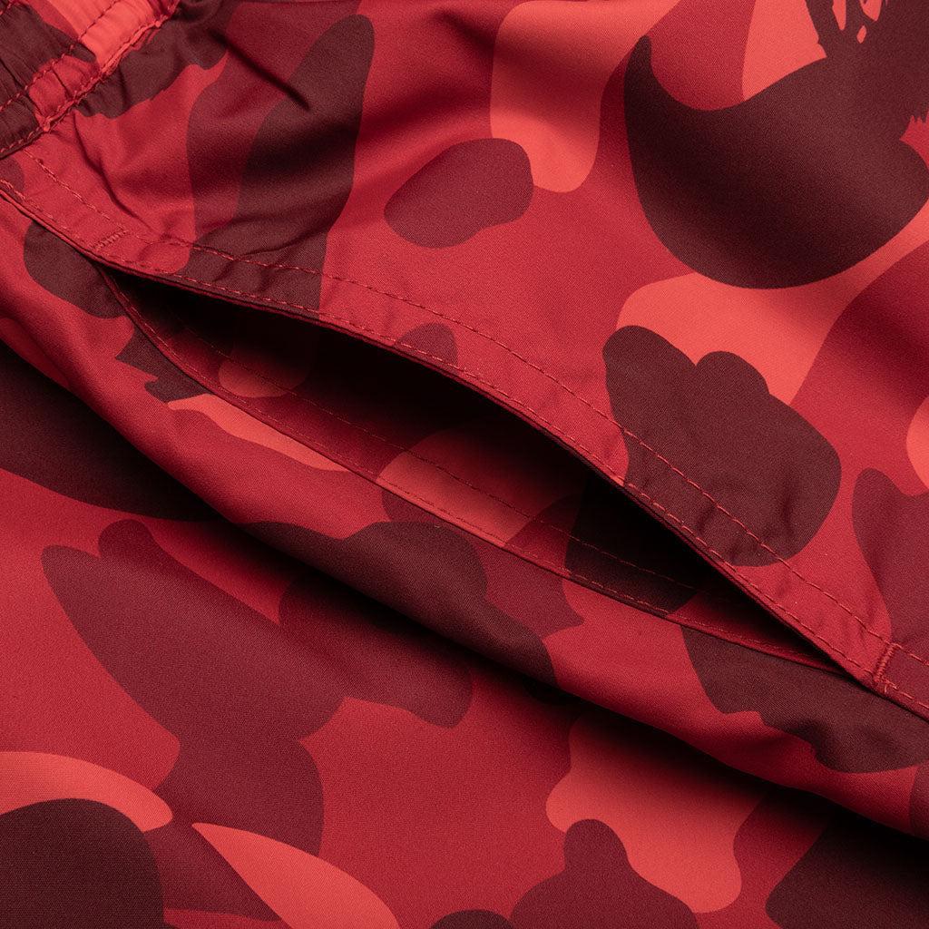 Color Camo Shark Reversible Shorts - Red Male Product Image