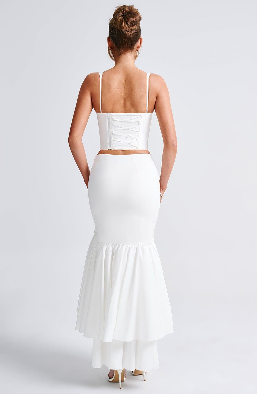 Lavinia Maxi Skirt - Ivory Product Image