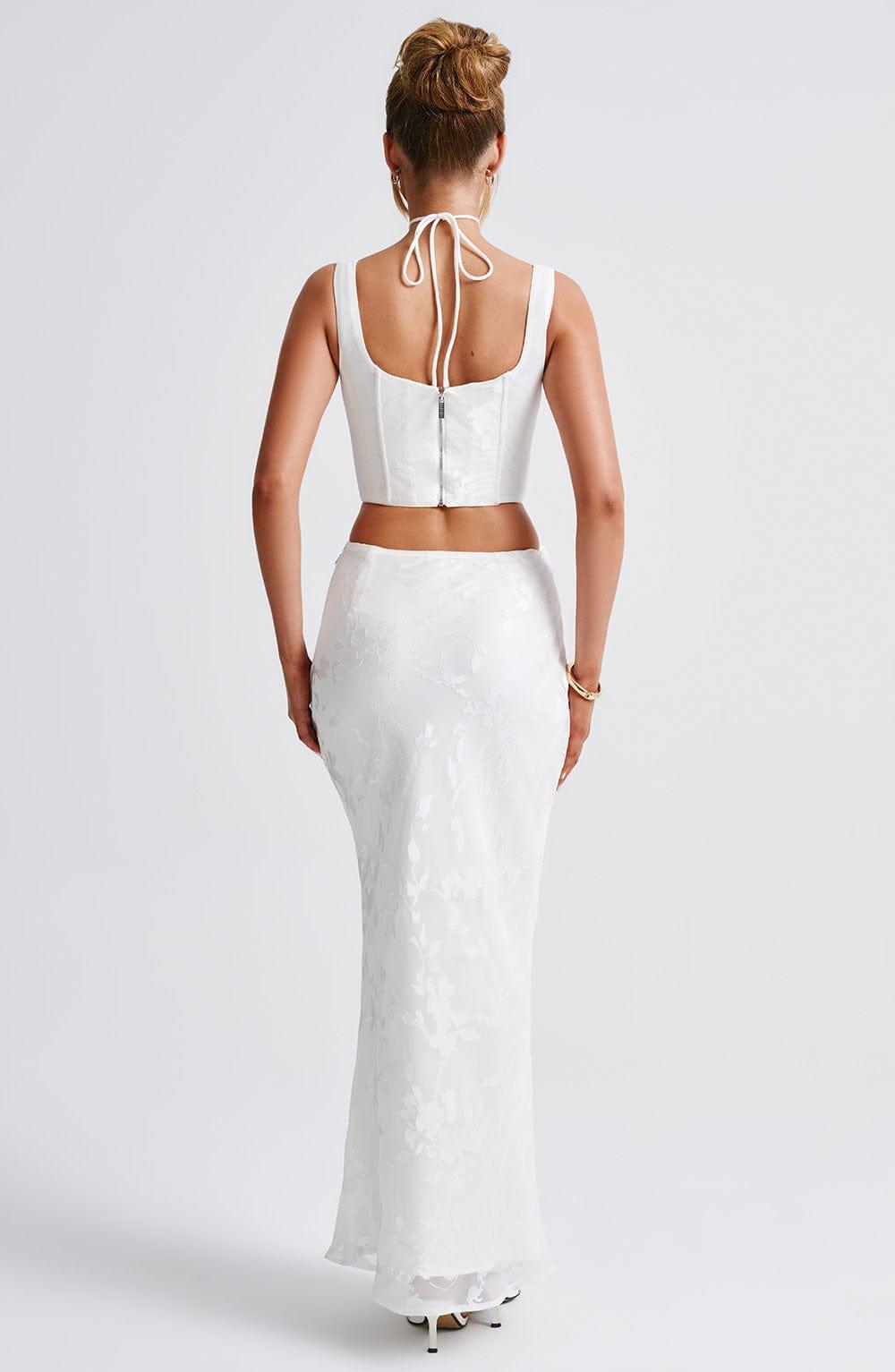 Elizabeth Maxi Skirt - Ivory Product Image