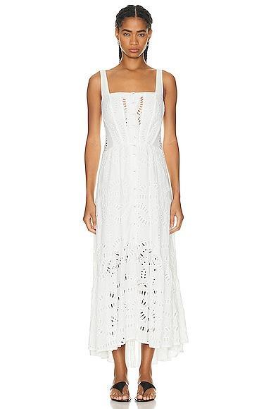 Charo Ruiz Ibiza Nissy Maxi Dress in White Product Image