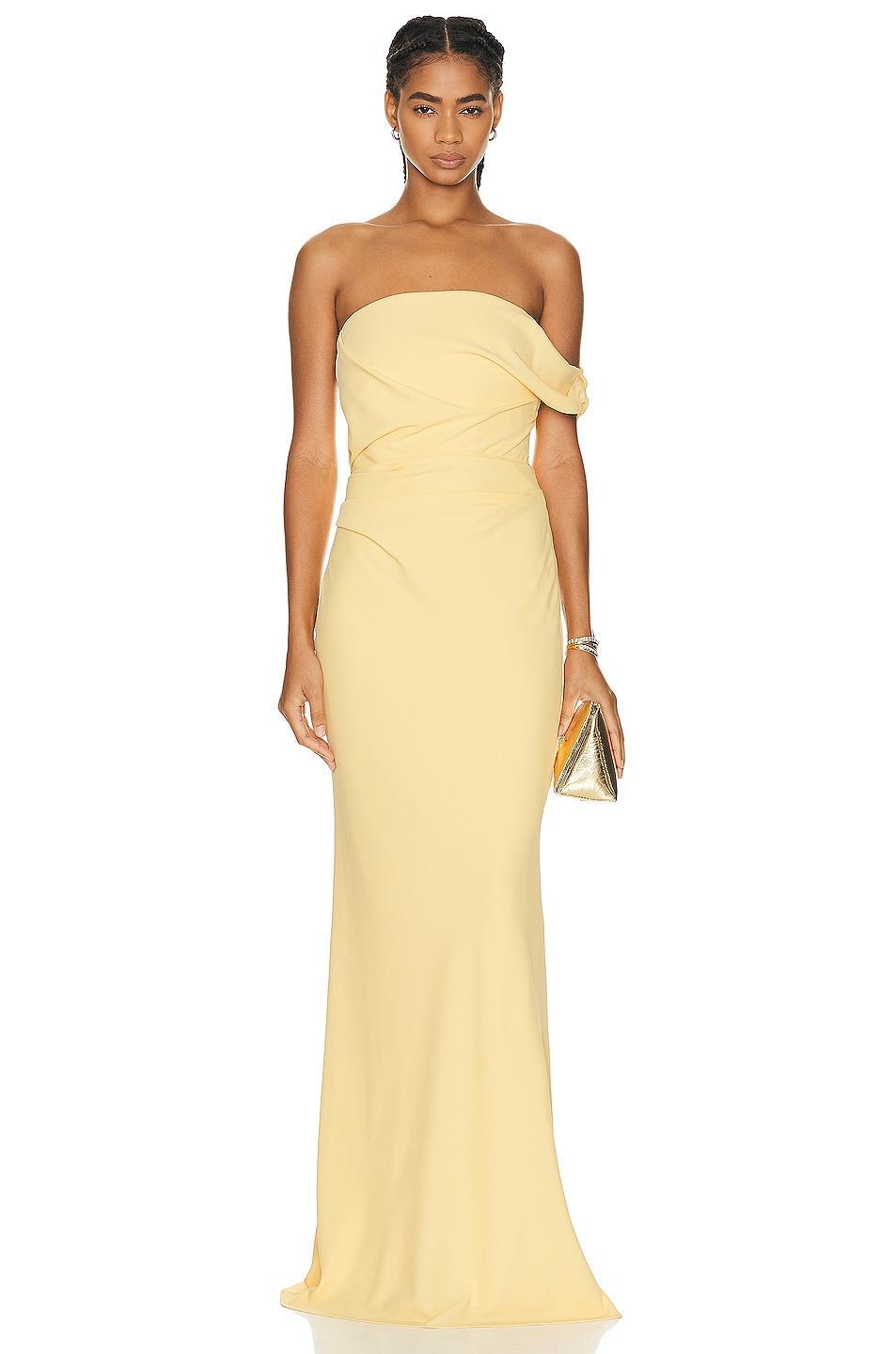 The Sei Strapless Gown in Ivory. - size 4 (also in 0, 2, 6, 8) Product Image