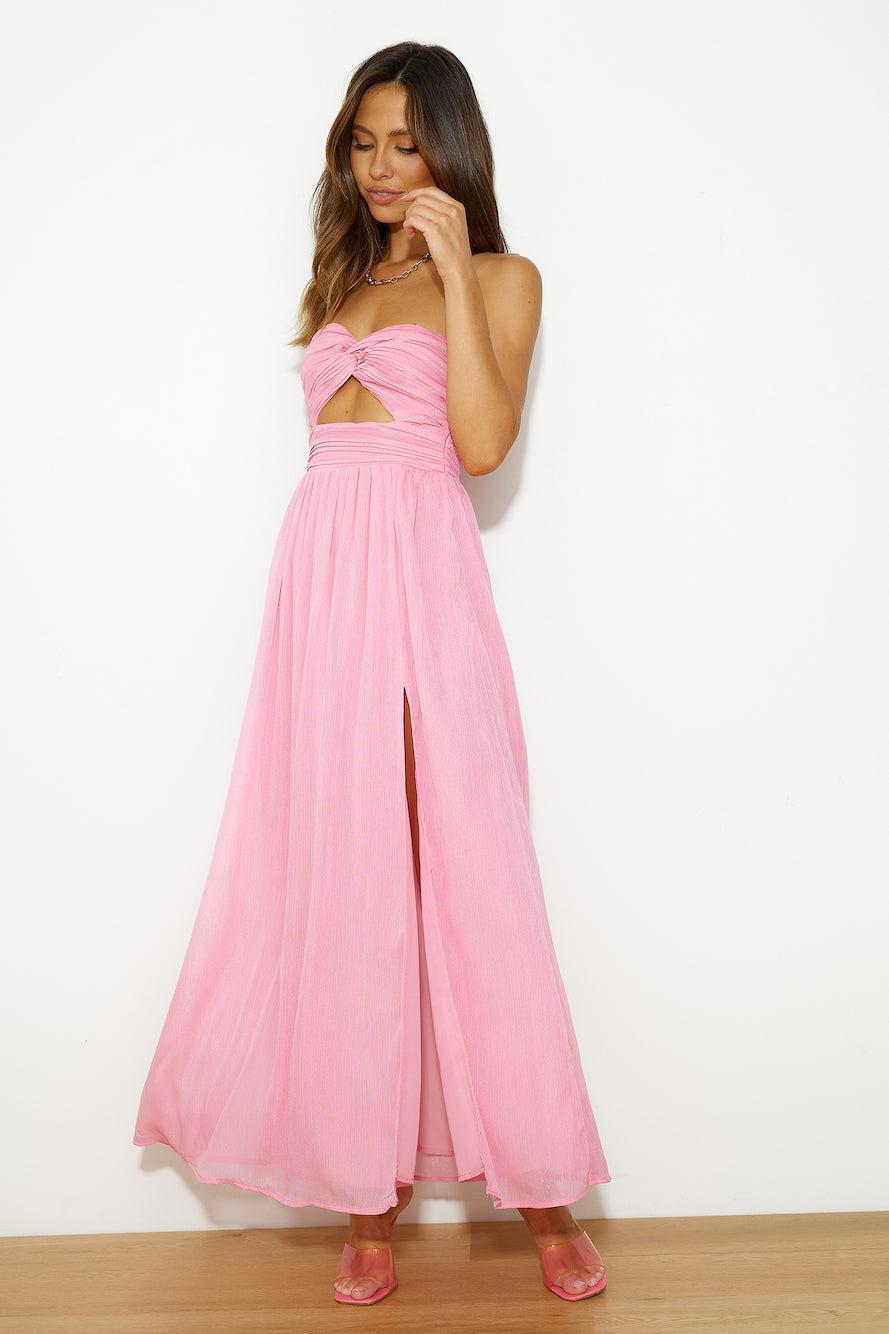 Special Things Maxi Dress Pink Product Image