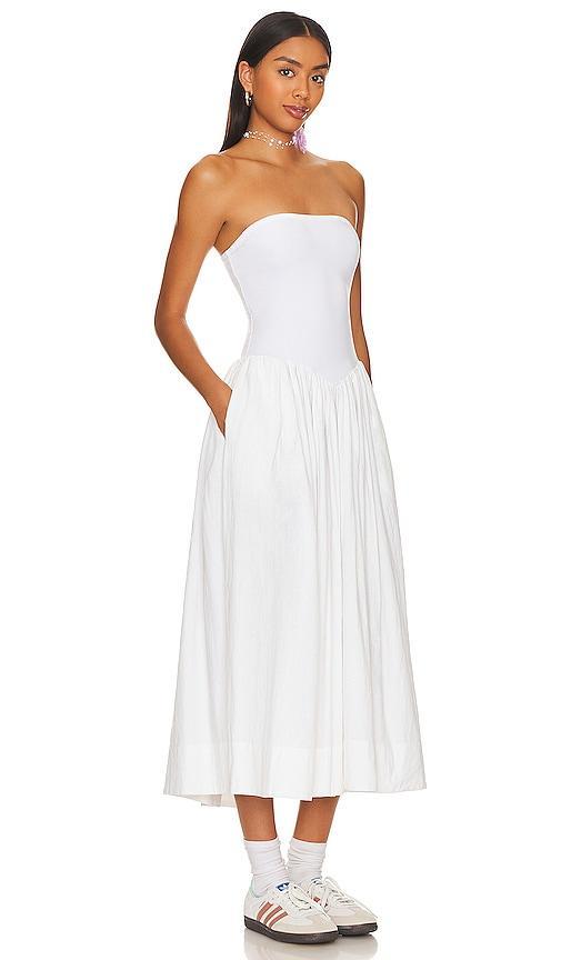 Free People Onda Tube Midi Dress in White. Product Image