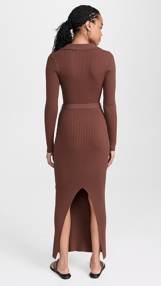 Moon River Long Sleeve Knit Midi Dress | Shopbop Product Image