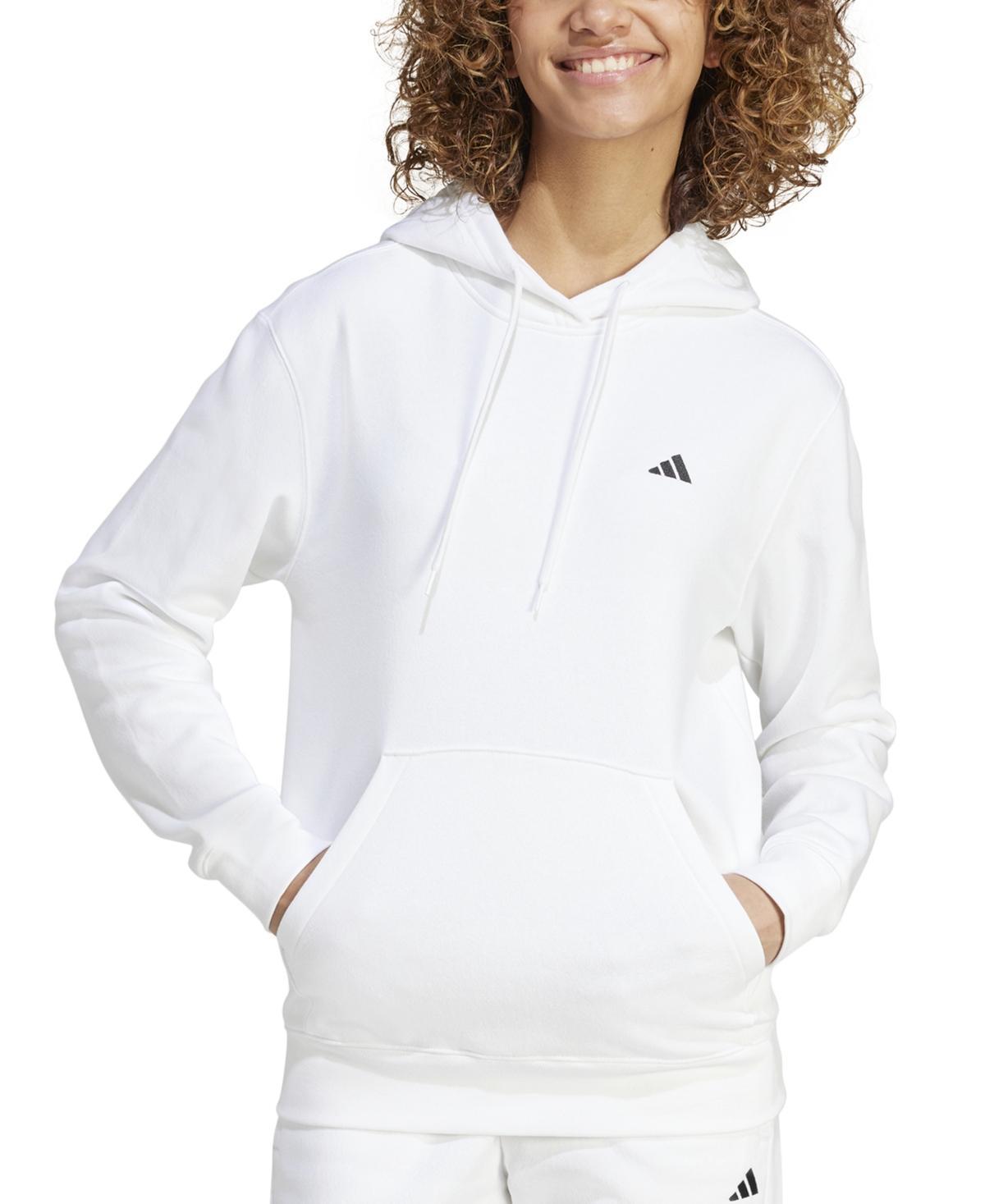 adidas Womens Logo Feel Cozy Fleece Hoodie Product Image