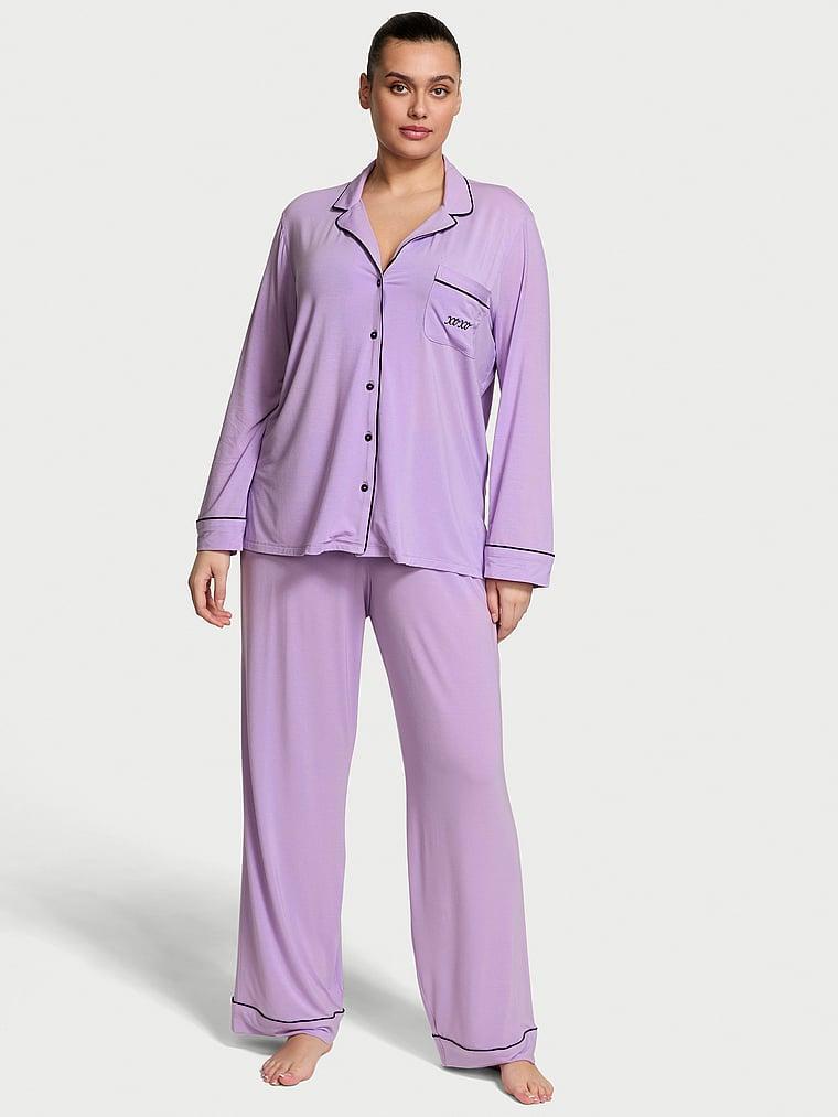 Modal Soft Long Pajama Set Product Image