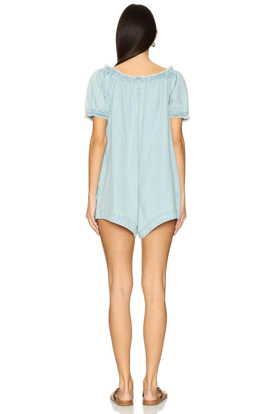 x We The Free Daisy Denim Babydoll Romper Free People Product Image