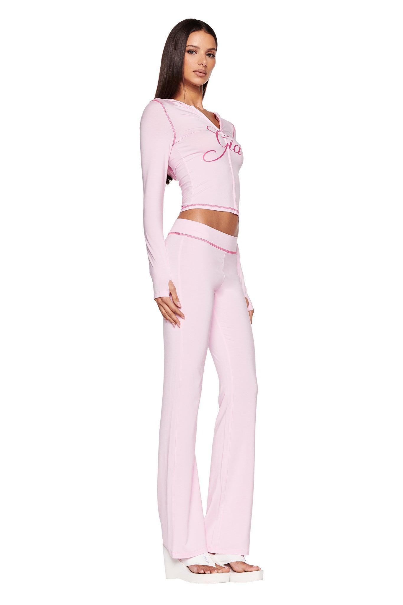 BLARE TRACKPANT - PINK : PASTEL PINK Product Image