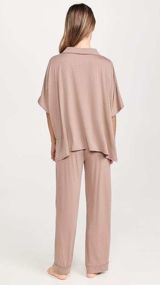 Flora Nikrooz Solid Knit Caftan PJ Set | Shopbop Product Image