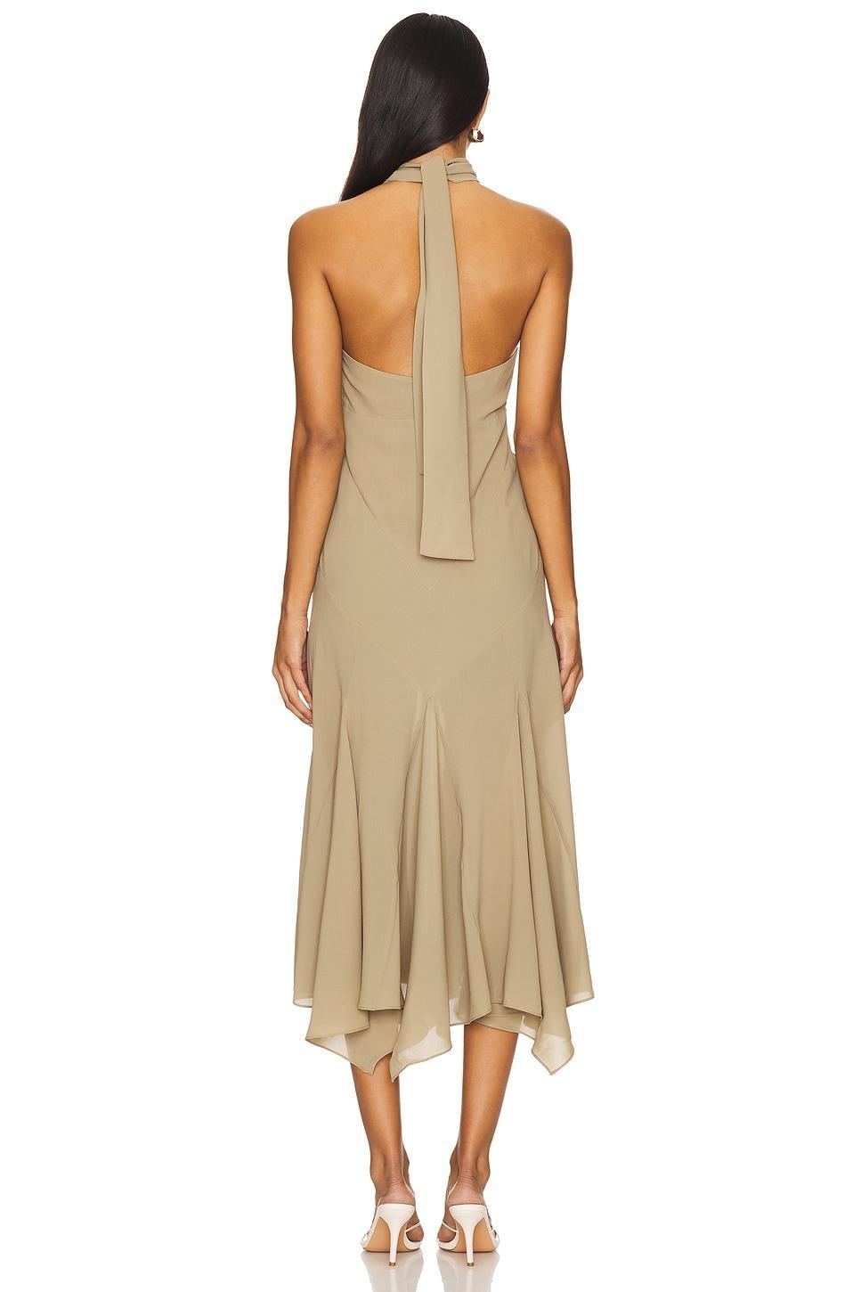 Raye Halterneck Midi Dress SIEDRES Product Image