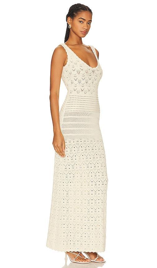 Ronny Kobo Sadie Dress in Ivory. Size L. Product Image