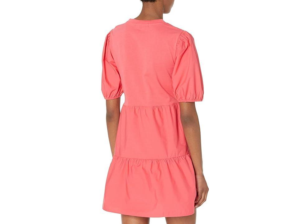 Sanctuary Poplin Mix Dress (Island ) Women's Clothing Product Image