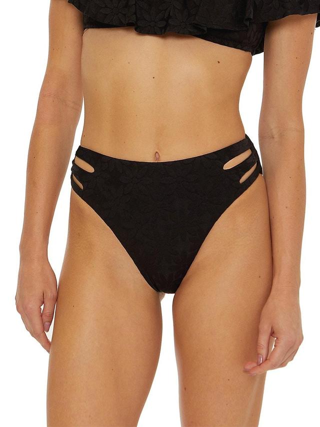 Womens Joplin High-Rise Cut-Out Bikini Bottoms Product Image